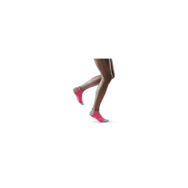 CEP ULTRALIGHT NO SHOW SOCKS WOMEN PINK LIGHT GREY