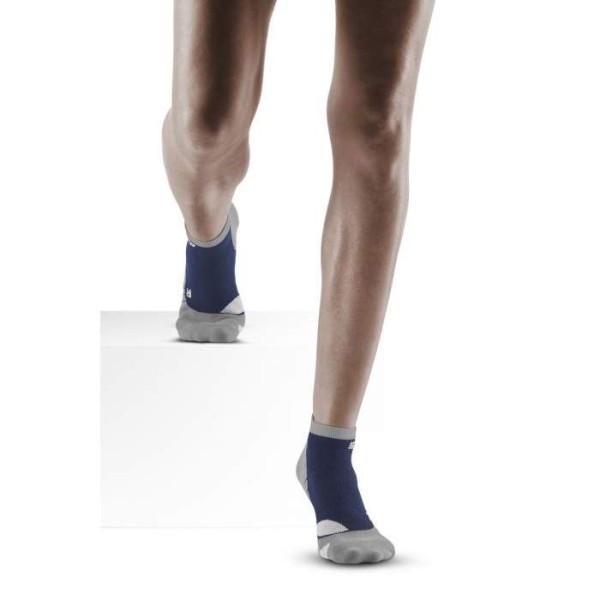 CEP ULTRALIGHT LOW CUT SOCKS W MARINEBLUE GREY