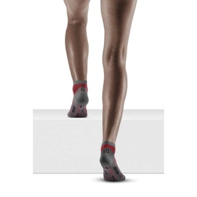 CEP HIKING LIGHT MERINO LOW CUT SOCKS W BERRY GREY