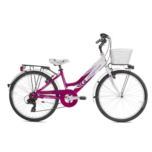 ECLIPSE CITY 24" ALU 6V MAGENTA BIANCO