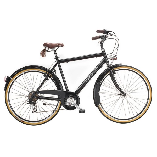 ECLIPSE CITY 28" RETRO' 6V ALU UOMO NERO