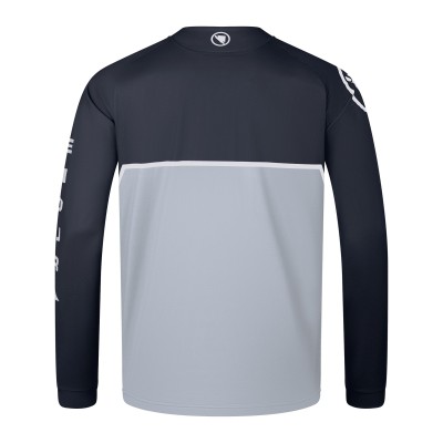 ENDURA CORE PRINTED L/S TEE NERO