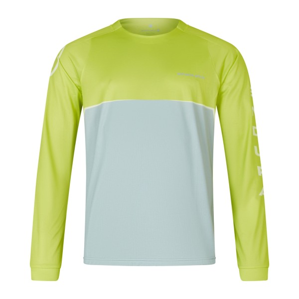 ENDURA CORE PRINTED L/S TEE GIALLO