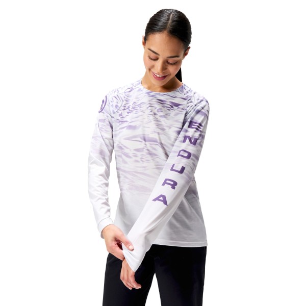 ENDURA MARBLE LTD PRINTED L/S W PURPLE