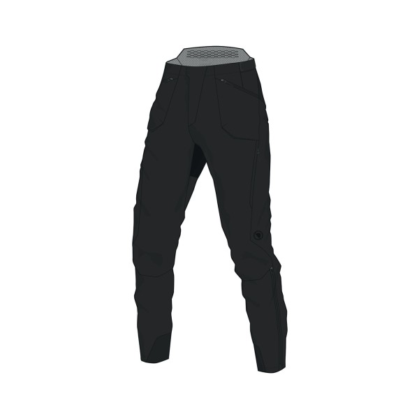 ENDURA MT500 SPRAY TROUSERS NERO