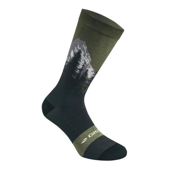 GIST CALZINO TRENDY MOUNTAIN VERDE