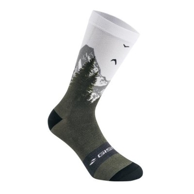 GIST CALZINO TRENDY MOUNTAIN BIANCO