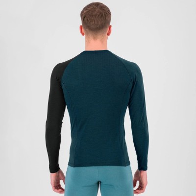 KARPOS DINAMICO MERINO 130 JERSEY LS MINDNIGHT BLACK