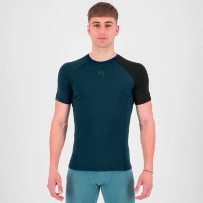 KARPOS DINAMICO MERINO 130 T-SHIRT MINDNIGHT BLACK