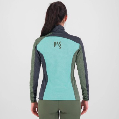 KARPOS FEDERIA W FLEECE ACQUA SKY BLACK SAND THYME