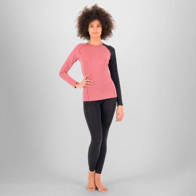KARPOS DINAMICO MERINO 130 JERSEY LS DONNA DECO ROSE