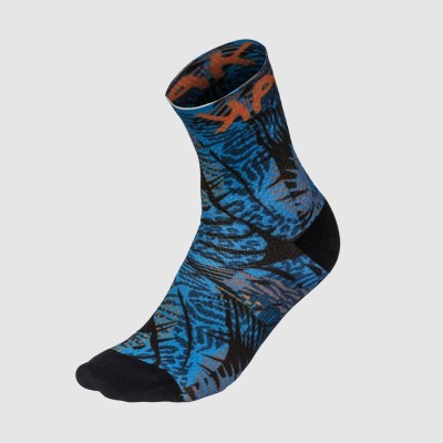 KARPOS GREEN FIRE SOCKS BLACK MULTICOLOR