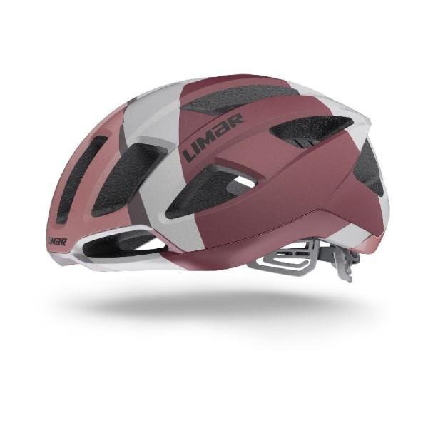 LIMAR CASCO AIR STRATOS 80S GRIGIO OPACO ROSSO BORDEAUX