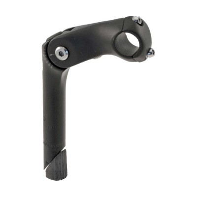 PIANTONE MANUBRIO CITY 0°/+60° CON STELO 25.4 MM - 90 MM, NERO