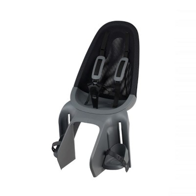QUIBELL SEGGIOLINO POSTERIORE AIR REAR DA PORTAPACCO NERO ARGENTO