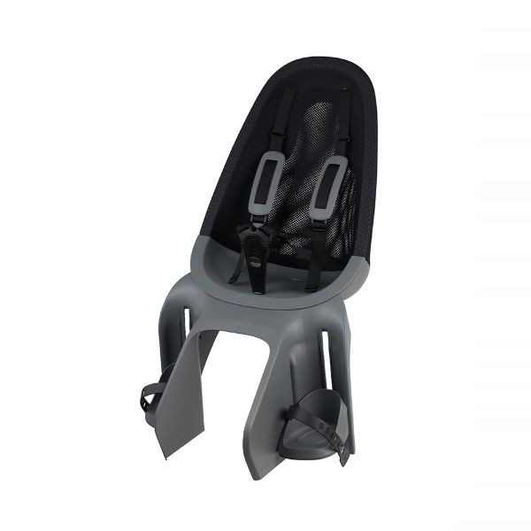 QUIBELL SEGGIOLINO POSTERIORE AIR REAR DA PORTAPACCO NERO ARGENTO