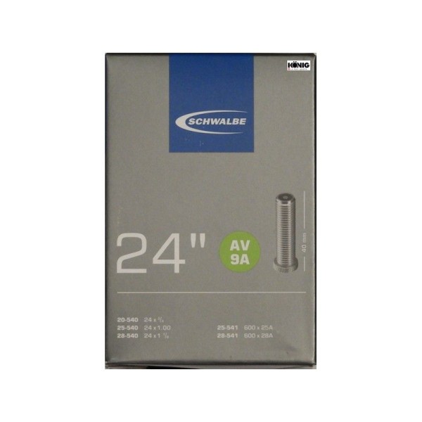 SCHWALBE CAMERA D'ARIA 24" AV9A VALVOLA 40MM