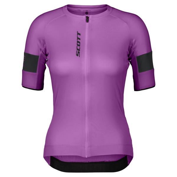 SCOTT JERSEY W'S ENDURANCE PRO SS LIQUID PURPLE BLACK