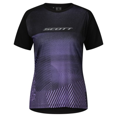 SCOTT TEE TRAIL TUNED SS BALCK SWISH PURPLE