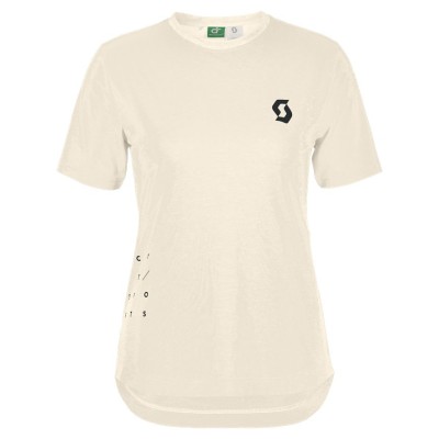 SCOTT TEE W'S TRAIL VERTIC DRI SS COTTON WHITE