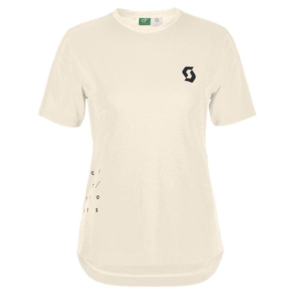 SCOTT TEE W'S TRAIL VERTIC DRI SS COTTON WHITE