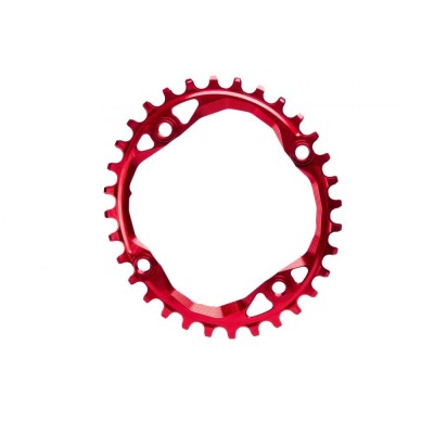 ABSOLUTE BLACK CORONA OVALE 104/64 BCD 30T RED