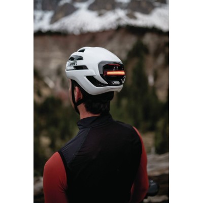 ABUS CASCO TAIPAN LED BIANCO