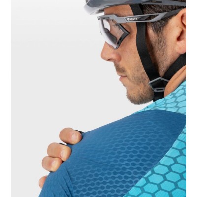 MAGLIA MC R-EV1 - VELOCITY G+ PETROLIO-TURCHESE