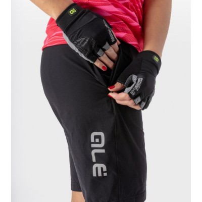 PANTALONE S/B DONNA OFF-ROAD GRAVEL SIERRA NERO