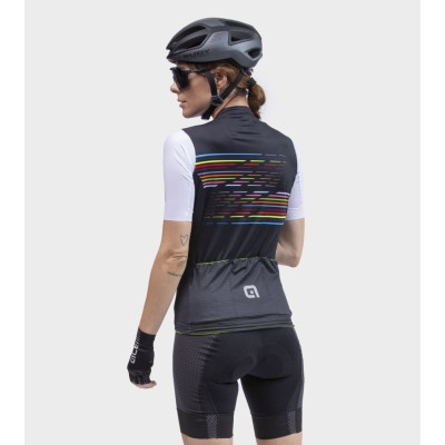 ALE MAGLIA M/C DONNA PRS LOGO NERO