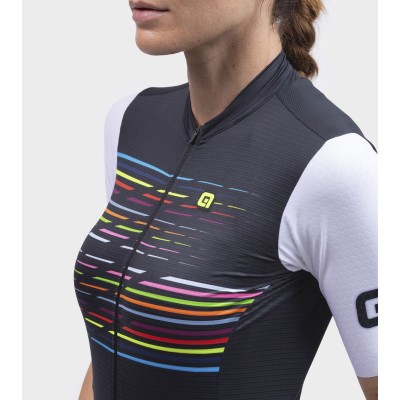 ALE MAGLIA M/C DONNA PRS LOGO NERO
