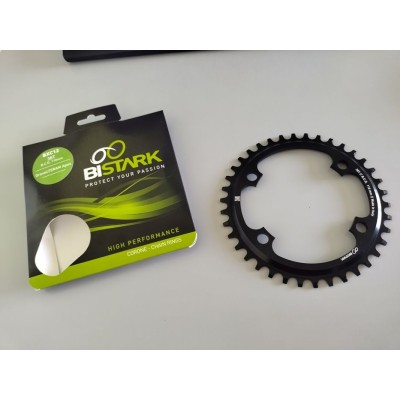 BISTARK CORONA SRAM APEX GRAVEL 38T BCD 110mm BLACK