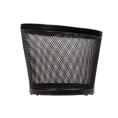 BRN CESTO ANTERIORE INTRECCIO OVALE NERO