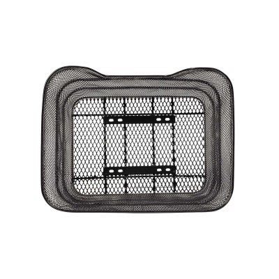 BRN CESTO ANTERIORE INTRECCIO RETTANGOLO NERO