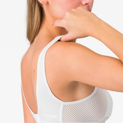 CASTELLI ROSSO CORSA BRA WHITE