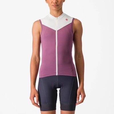 CASTELLI SOLARIS SLEEVLESS JERSEY DEEP PURPLE