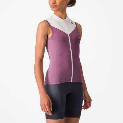 CASTELLI SOLARIS SLEEVLESS JERSEY DEEP PURPLE