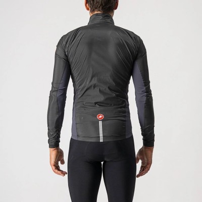 CASTELLI SQUADRA STRETCH JACKET SILVER GRAY