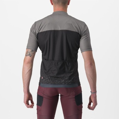 CASTELLI UNLIMITED ENTRATA JERSEY GUNMETAL GREY BLACK