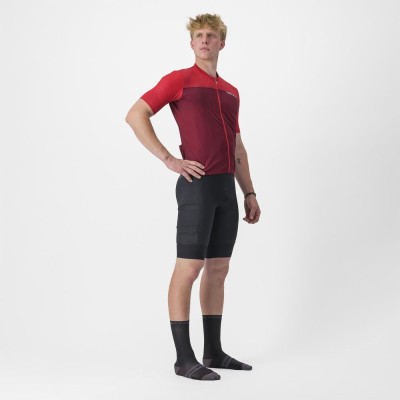 CASTELLI UNLIMITED ENTRATA JERSEY DARK RED BORDEAUX