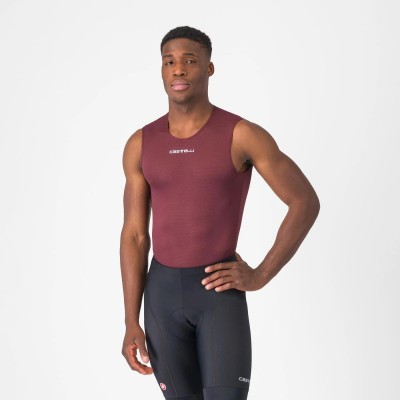 PRO MESH 2.0 SLEEVELESS DEEP BORDEAUX