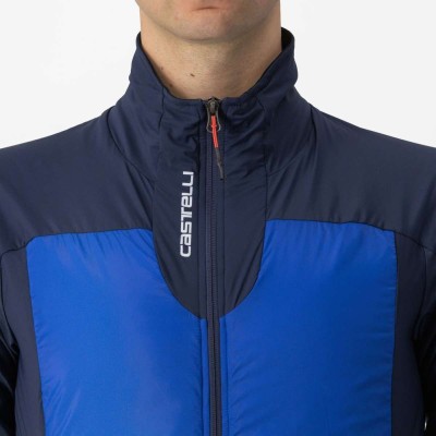 CASTELLI FLY THERMAL JACKET VIVID BLUE BELGIAN BLUE