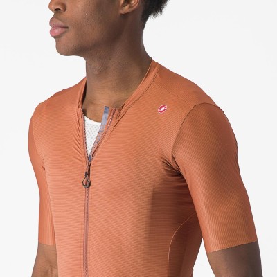 CASTELLI ESPRESSO JERSEY MOCHA DARK GREY