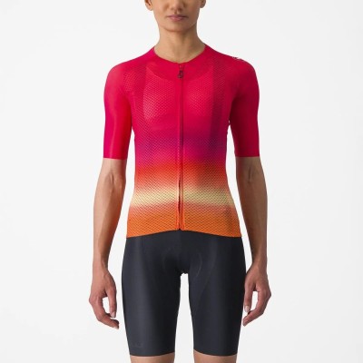 CASTELLI CLIMBER'S 4.0 W HIBISCUS PINK ORANGE