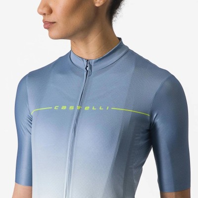 CASTELLI SALITA JERSEY STEEL BLUE WINTER SKY ELETTRIC