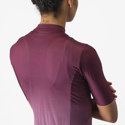 CASTELLI SALITA JERSEY DEEP BORDEAUX DEEP PURPLE IVORY