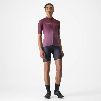 CASTELLI SALITA JERSEY DEEP BORDEAUX DEEP PURPLE IVORY
