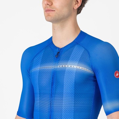 CASTELLI CLIMBER'S A/C JERSEY AZZURRO ITALIA/BELGIAN BLUE