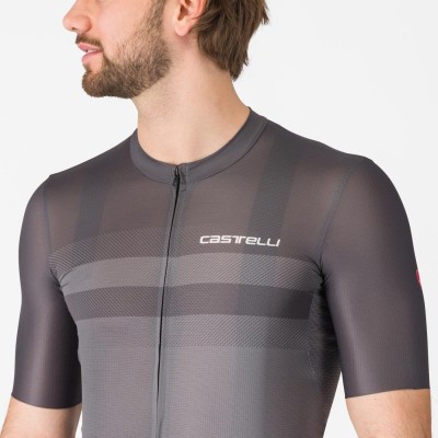CASTELLI SIMBOLO JERSEY SMOKY GRAY/DARK GRAY
