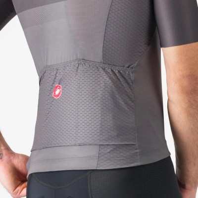 CASTELLI SIMBOLO JERSEY SMOKY GRAY/DARK GRAY